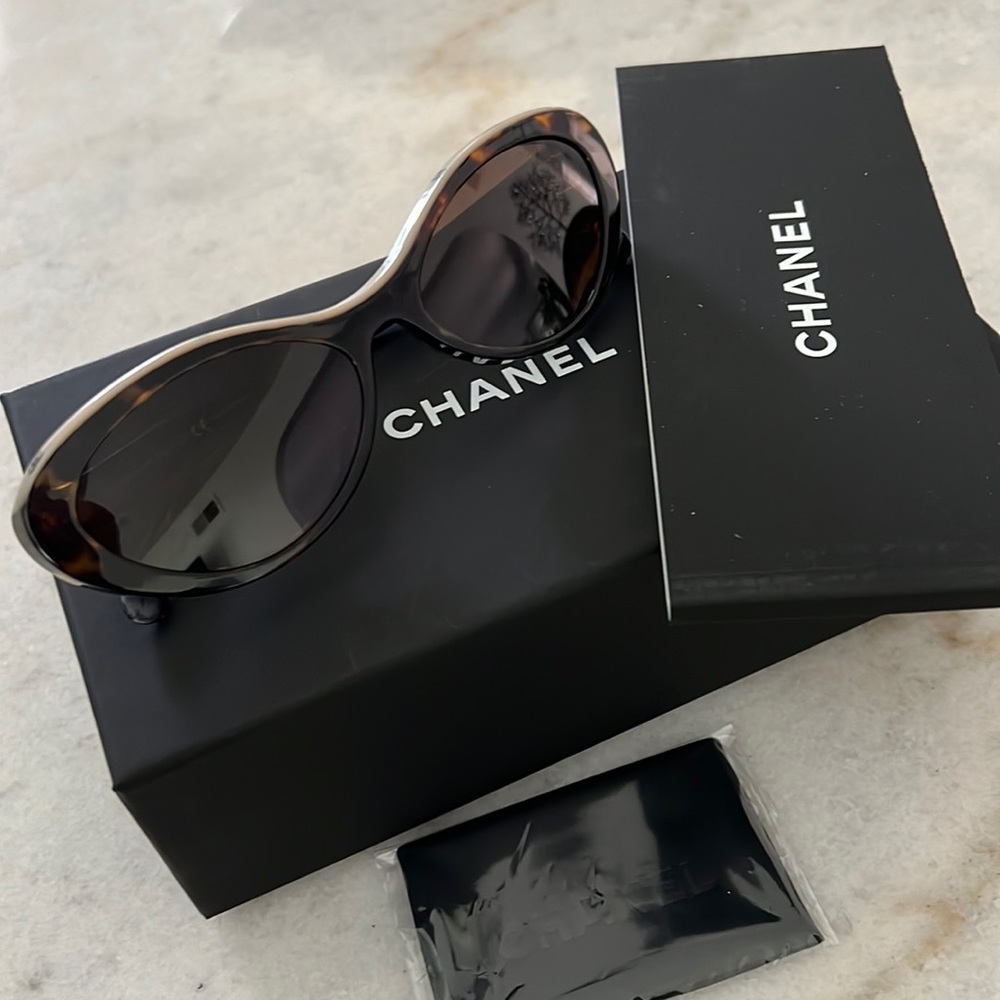Chanel cat eye sunglasses
